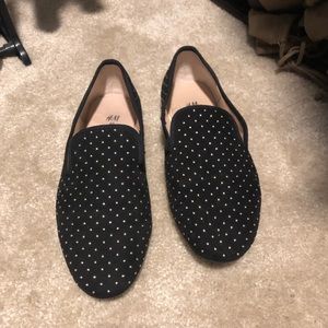 Black Studded Loaftera